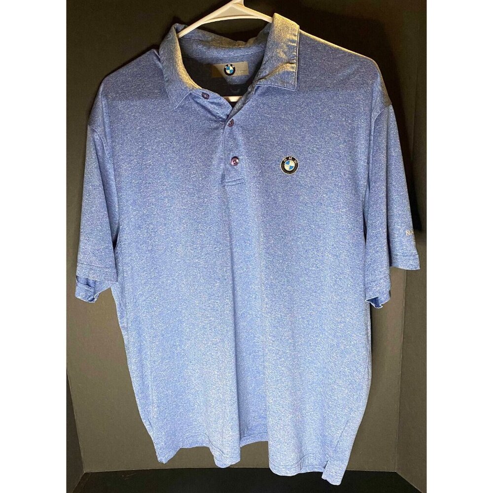 BMW Polo Shirt Mens L  Casual Preppy Golf Sport Performance